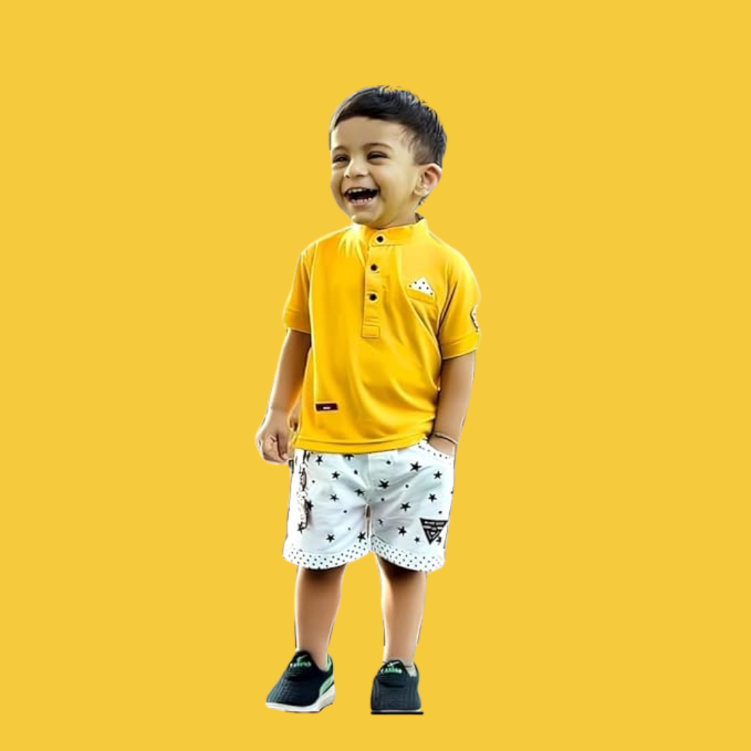 Night Country Boys T-Shirt and Shorts Set | Regular & casual Outfit | Modern & Stylish Dress | for Boy's - Image 2