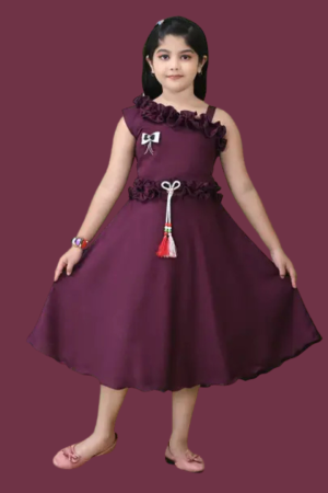 Girls Below Knee Festive/Wedding Dress