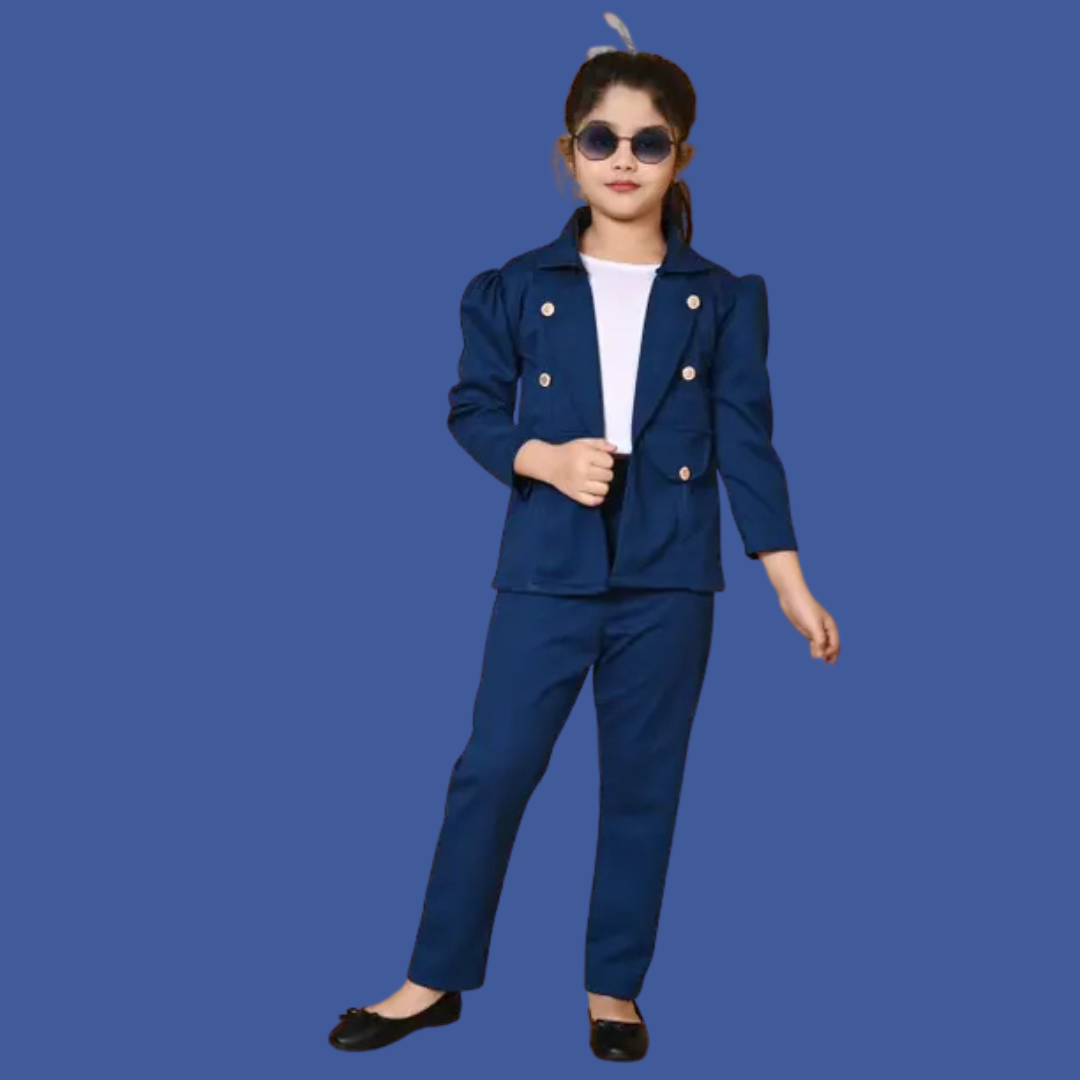 Girls Party(Festive) Coat Pant
