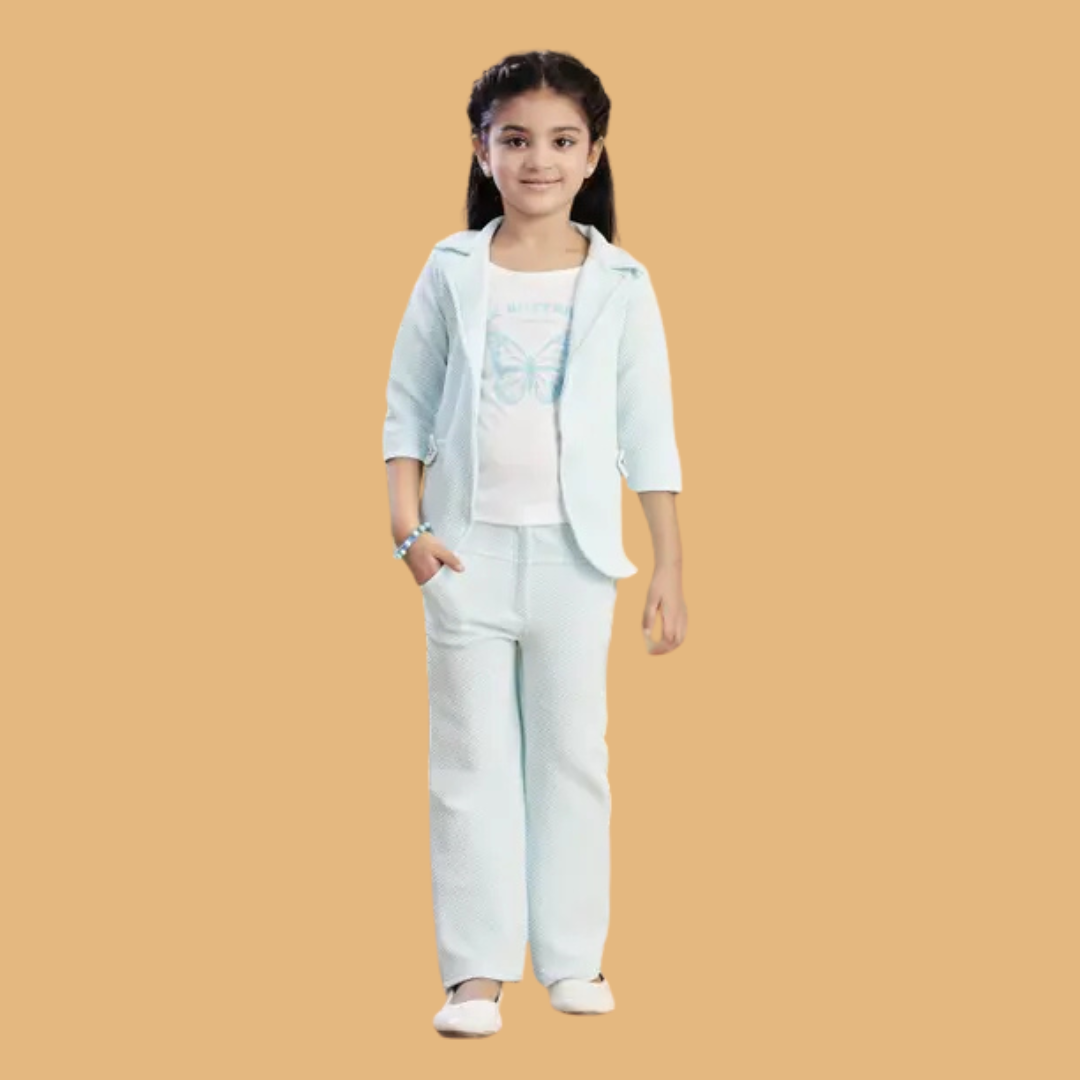 Girls Party(Festive) Coat Pant - Image 3
