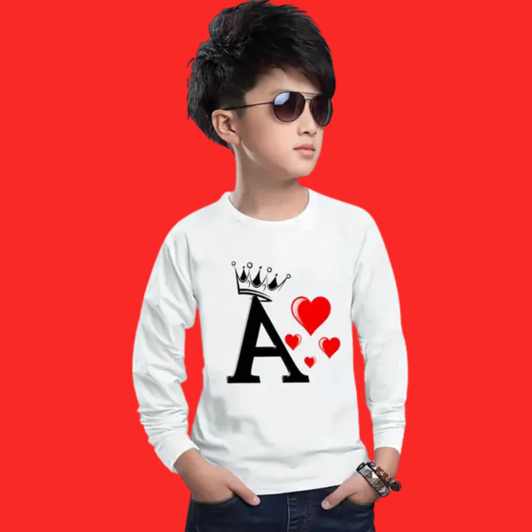 Boys Printed Cotton Blend Regular T Shirt - Image 4