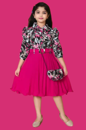 Girls Calf Length Festive/Wedding Dress