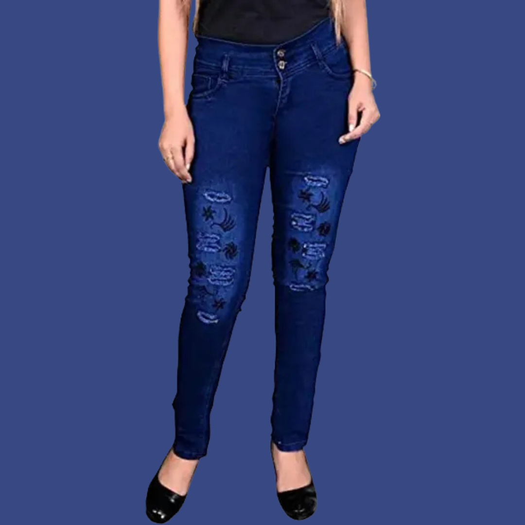 Girls Regular Mid Rise Jeans
