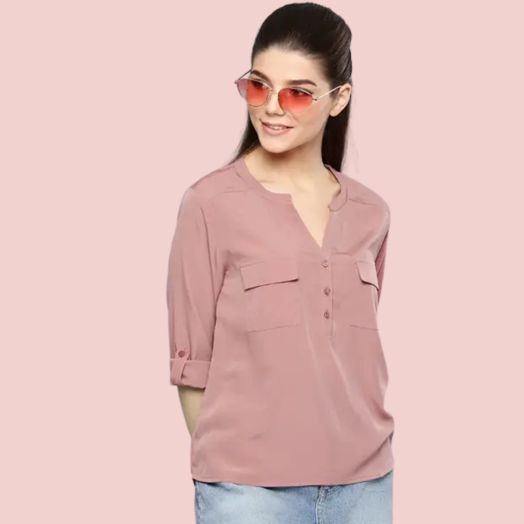 Casual Bell Sleeves Printed Women Top - Image 2