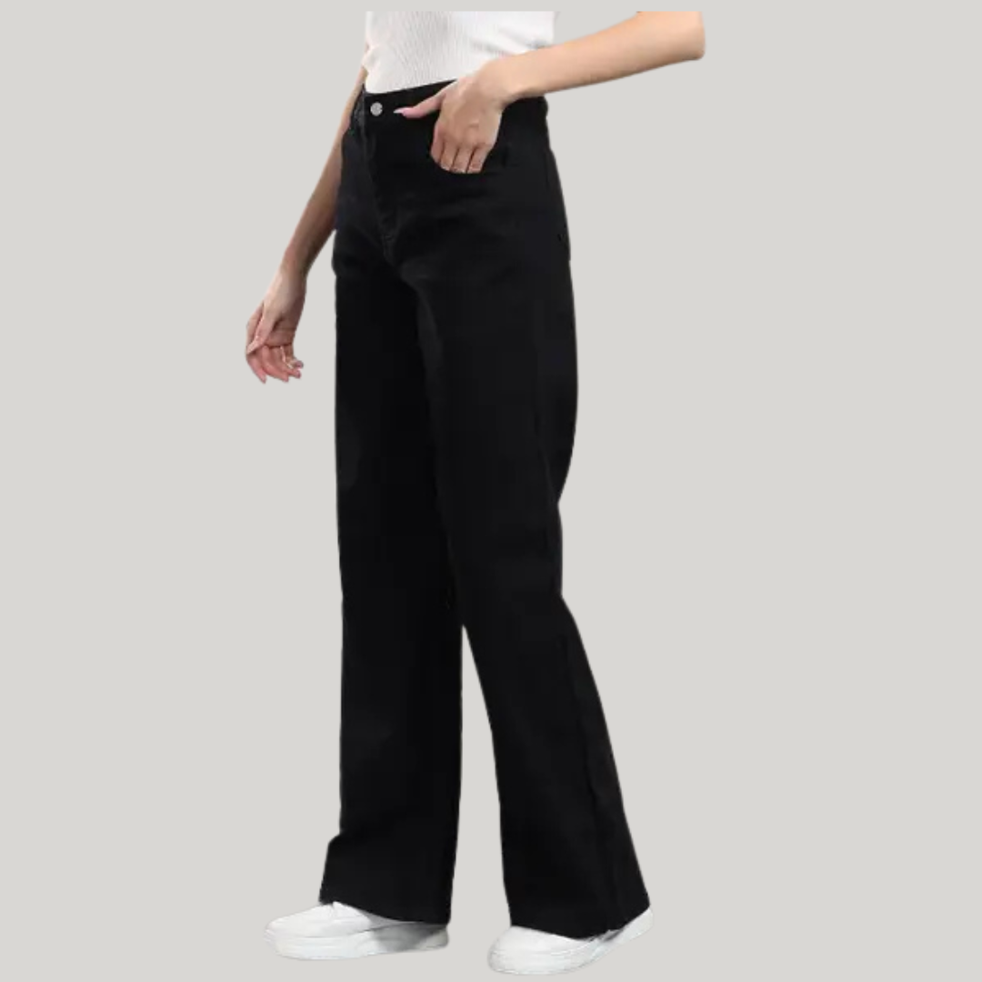 Women Flared Mid Rise Jeans