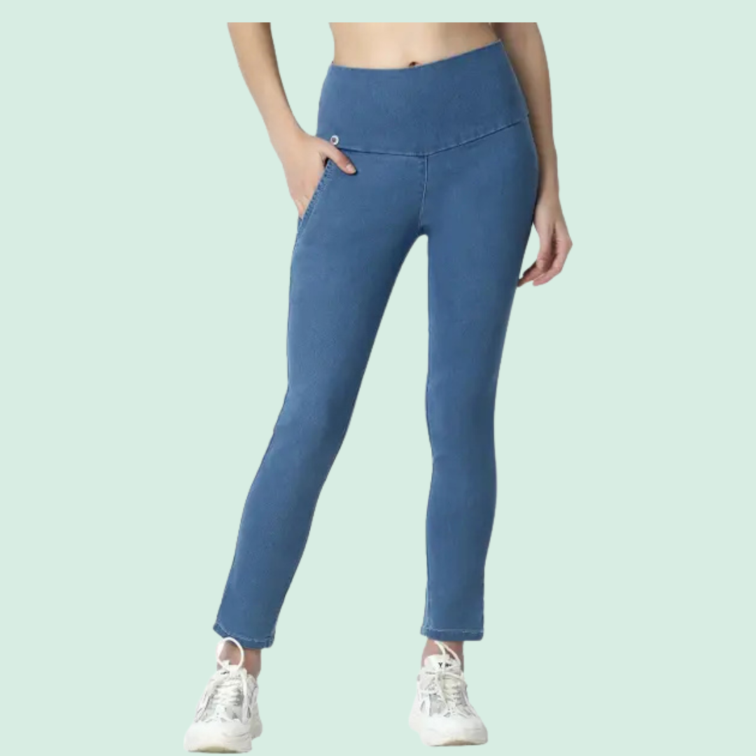 Women Flared Mid Rise Jeans - Image 7